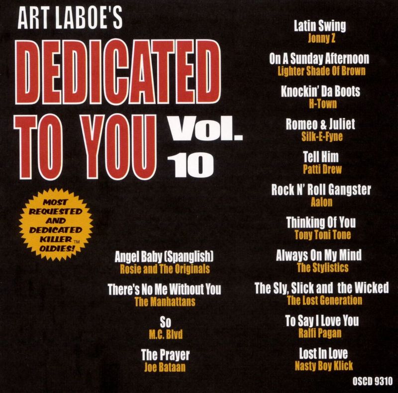 Art Laboe's Dedicated to You, Vol. 10Front