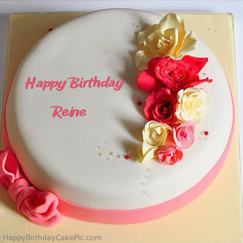 Anniversaires membres - Page 25 Roses-happy-birthday-cake-for-Reine