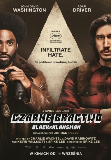 Czarne bractwo. BlacKkKlansman / BlacKkKlansman (2018) PL.BRRip.XviD-GR4PE | Lektor PL