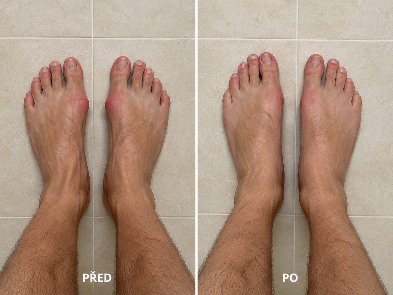 Před a po — výsledek z praxe