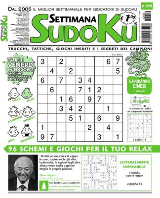 Settimana Sudoku N.859 – 26 Gennaio 2022