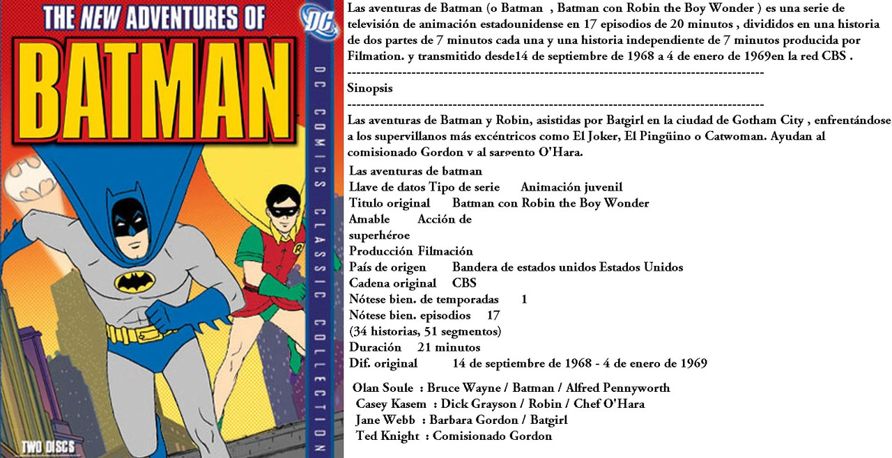 The Adventures Of Batman [1968] latino