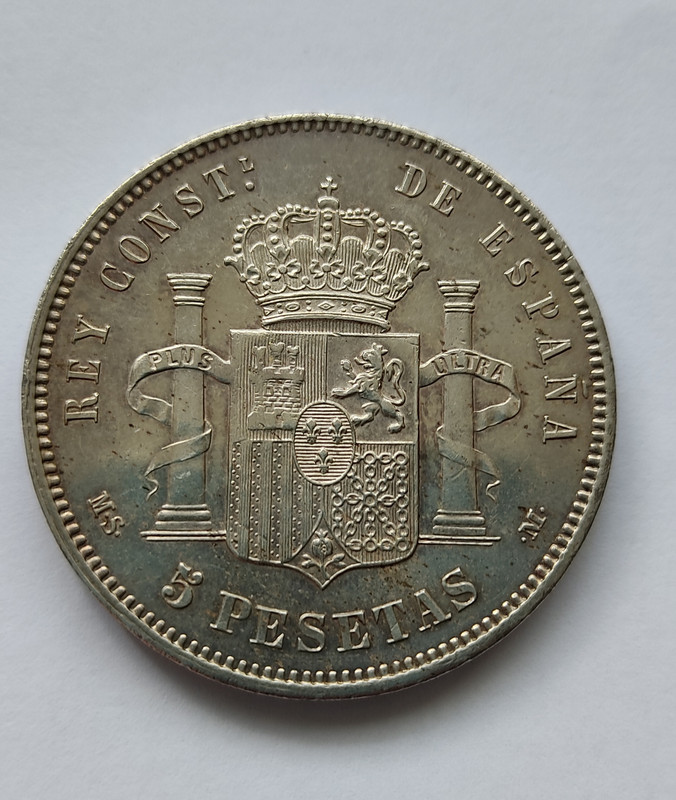 5 pesetas 1885*87 MSM IMG-20210610-185449