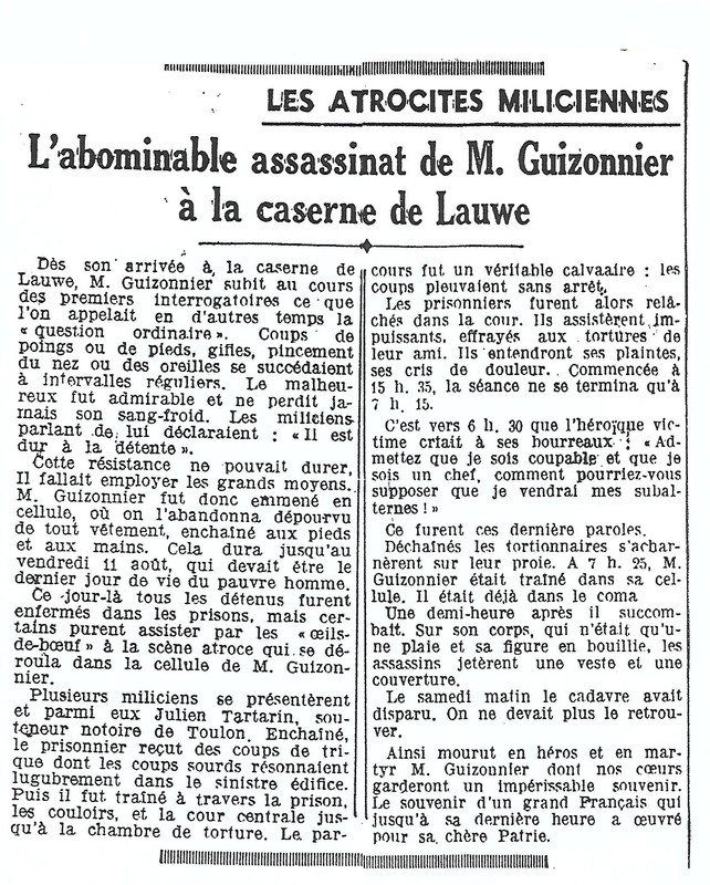 Atrocités Jean Guizonnier