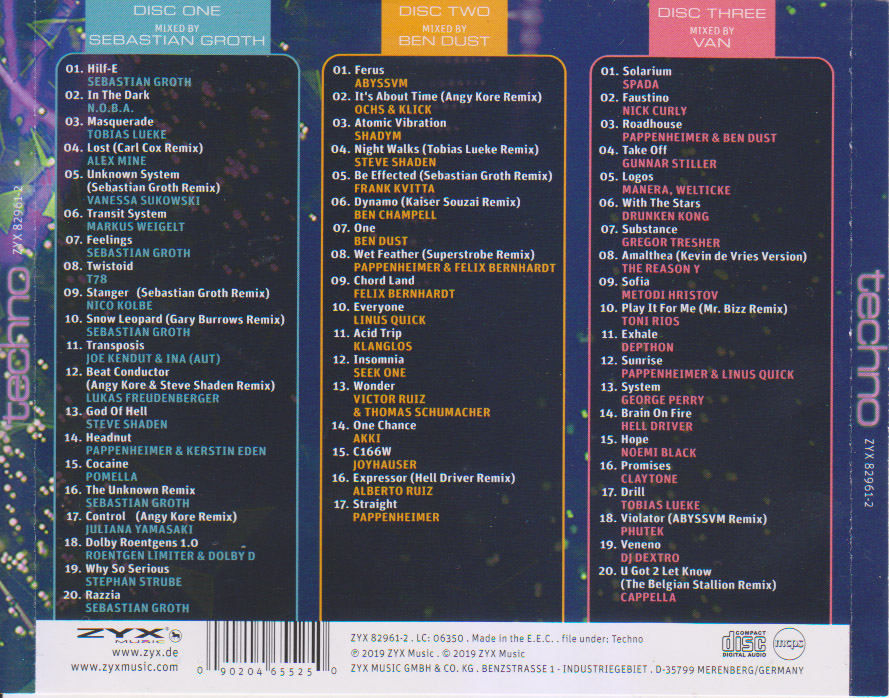 VA - Techno 2019 [3CD] (2019) .mp3 -319 Kbps