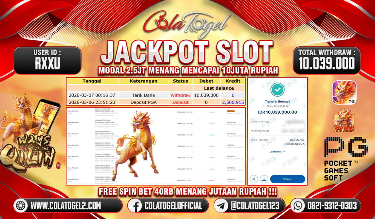 JACKPOT SLOT GACORR!!