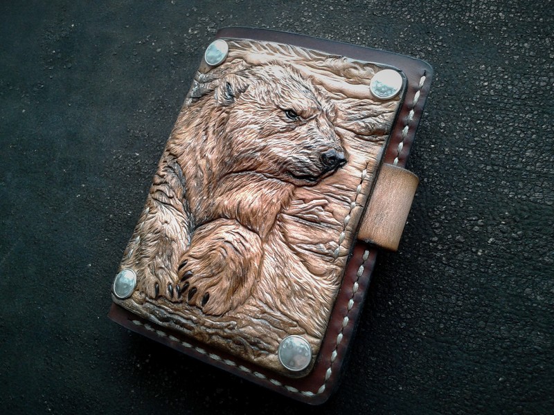 кошелек медведь белый2