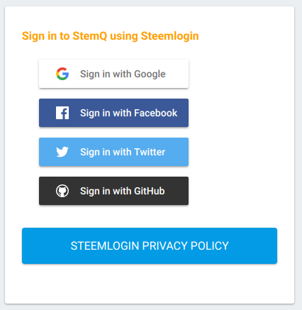 Authentication choices