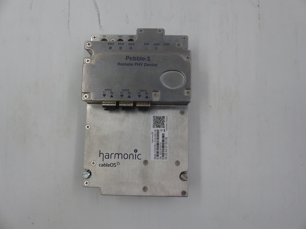 HARMONIC COS-PBL1-2US-HR01-06 CABLEOS PEBBLE-1 REMOTE DAA DEVICE HARMONIC COS-PBL1-2US-HR01-06 CABLEOS PEBBLE-1 REMOTE DAA DEVICE