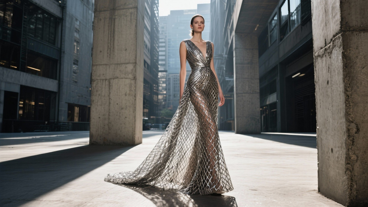 Девушка в платье