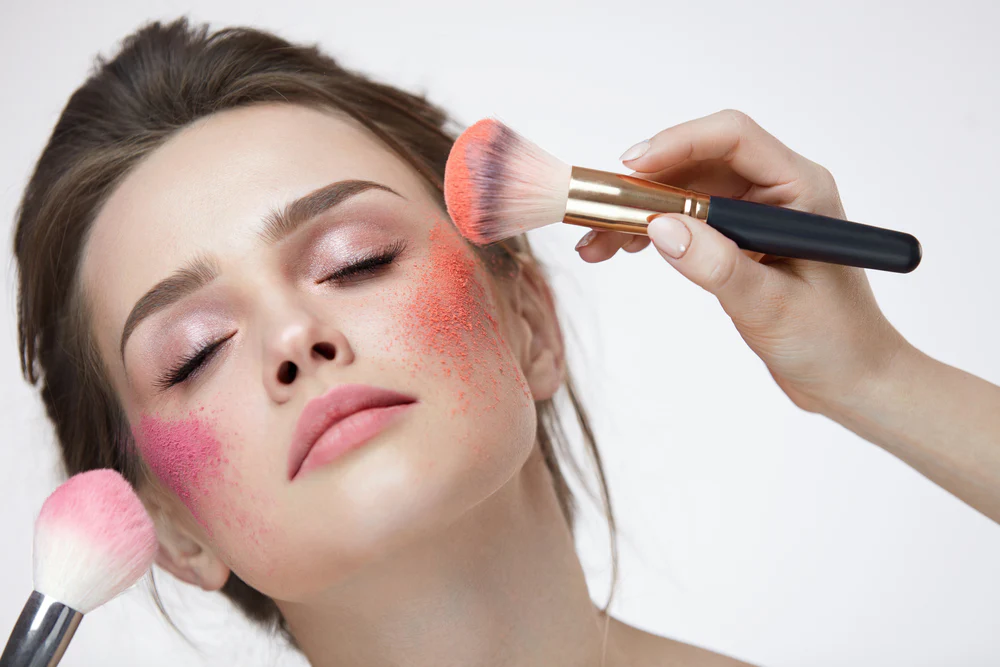 color blush for olive skin