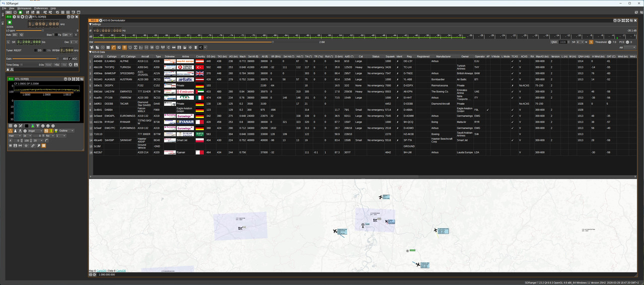 ADS B mit RTL Stick1