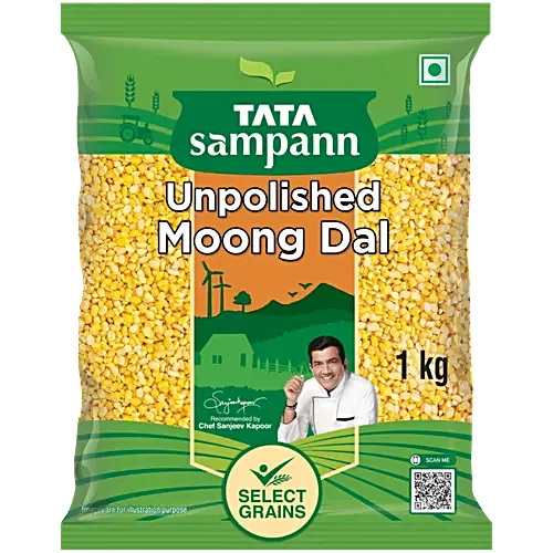 Tata Sampann Moong Dal/Hesaru Bele, 1 kg pouch