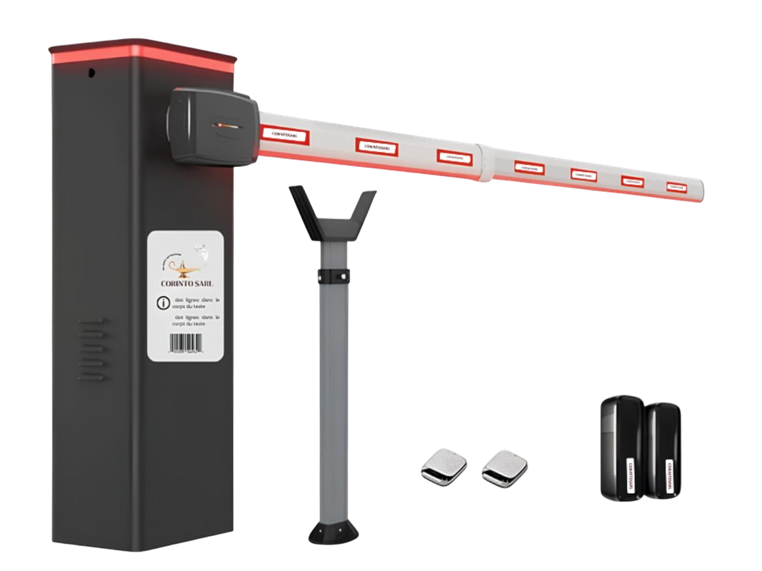 Composition complète du kit de barrière électromécanique