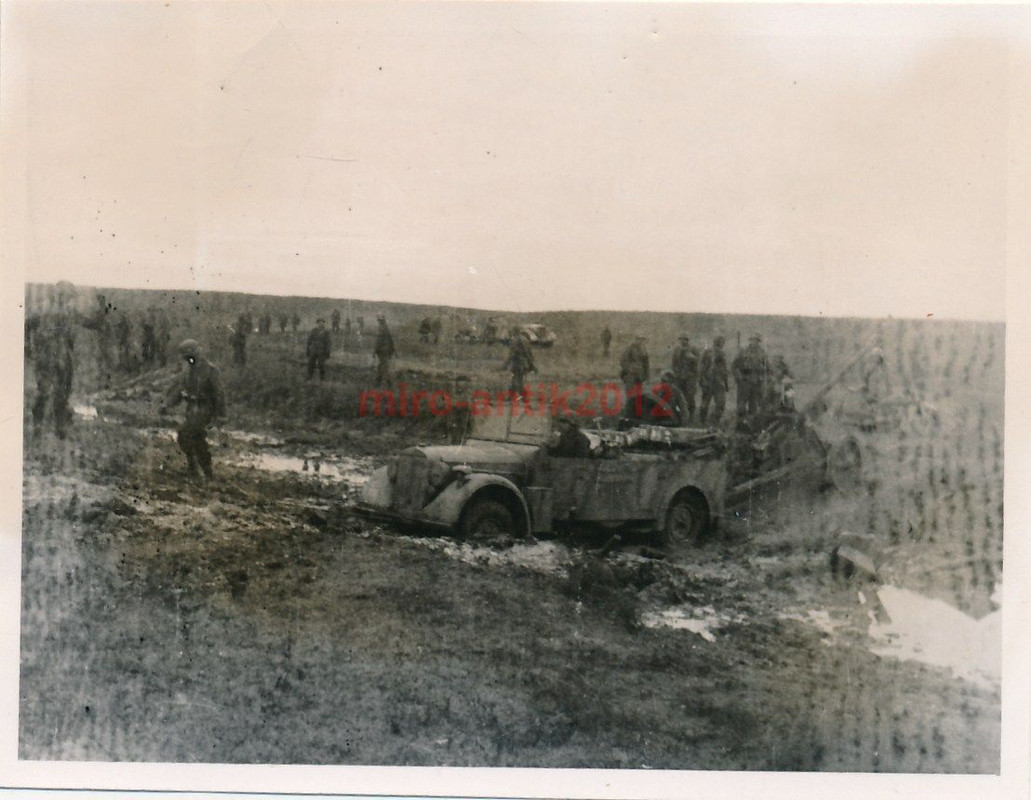 Foto, Nachlass Soldat Förstner, Kübel an der Front