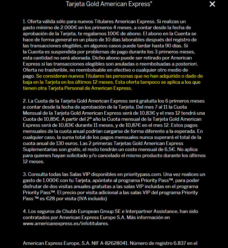 Cuota Amex gold - Foro Tarjetas de Credito o Debito