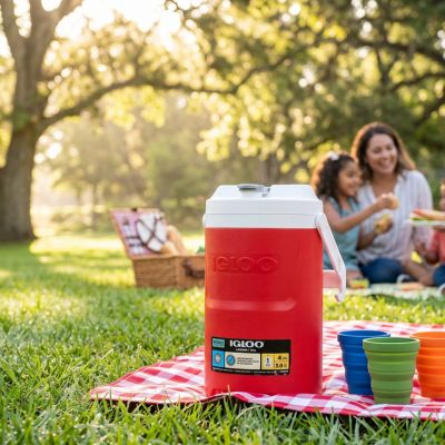 Termo portátil Igloo 31379 de 1 galón color Rojo Laguna
