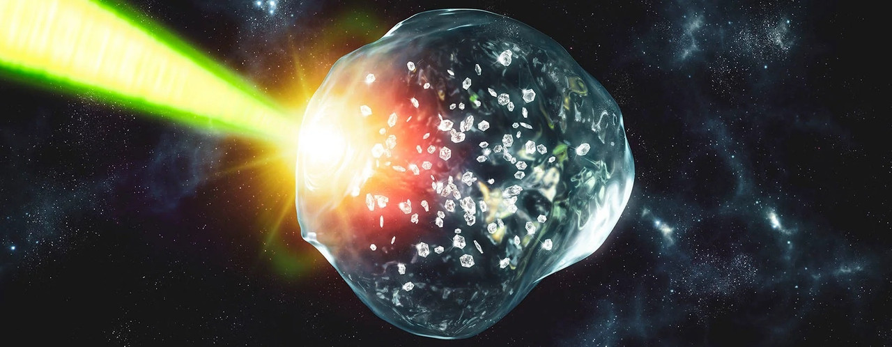 Ciencia inspirada en Neptuno y Urano permite fabricar diamantes con plástico