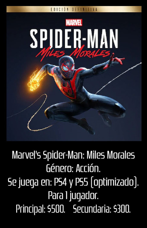 Spiderman Miles Morales