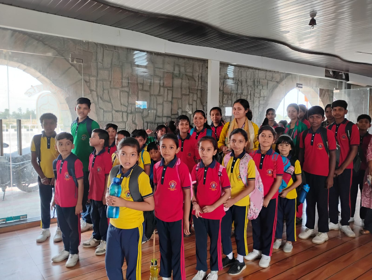Students at Wisdom Public School