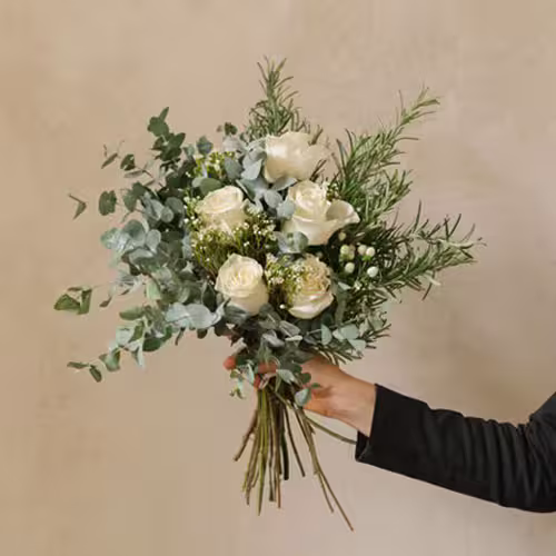 Ramo De Rosas Blancas