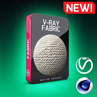 Motion Squared - V-Ray Fabric Texture Pack for Cinema 4D