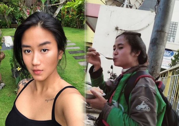 Driver ojol ini juga mendadak viral karena disebut-sebut mirip Chef Renatta.