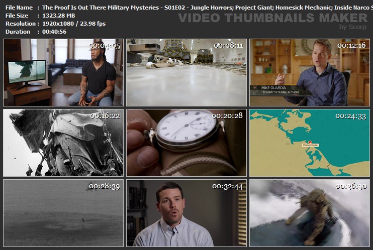 The Proof Is Out There Military Mysteries - S01E02 - Jungle Horrors; Project Giant; Homesick Mechani