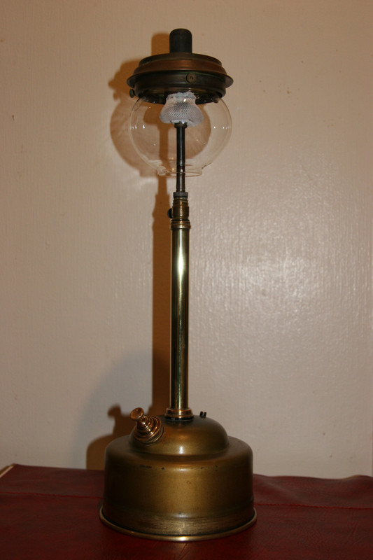 Tilley Table lamp unlit