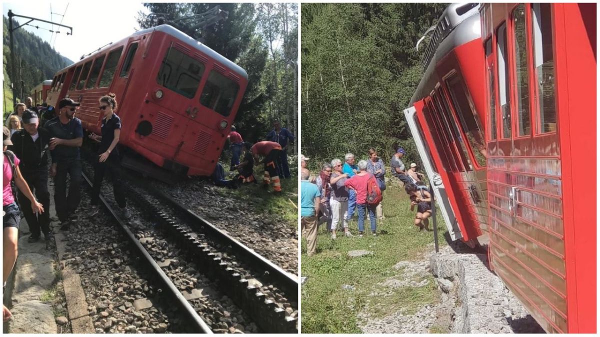 [74-FR] : Chamonix : le petit train du Montenvers déraille 2019-08-12-train-montenvers-deraille-01