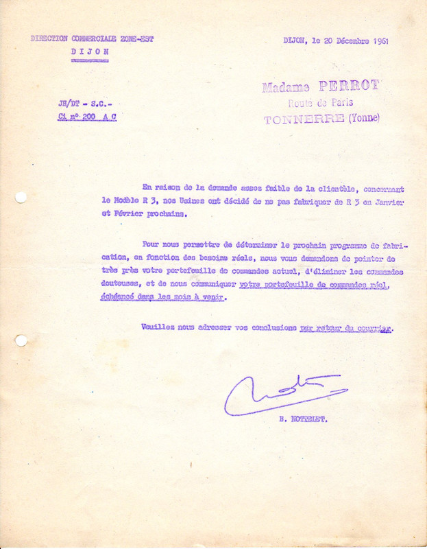 1961 12-20 - R4 - pas de R3 en janv févr 1962 (1)
