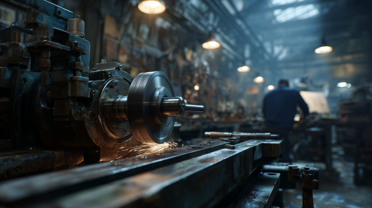 Эксплуатация токарного станка в цеху