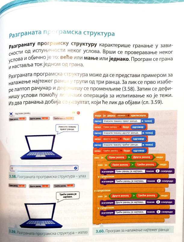 primer razgranate programske strukture