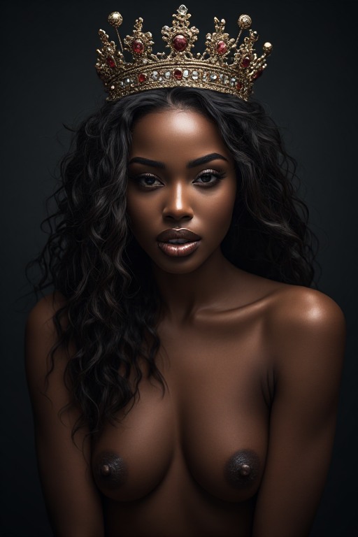 Naked-ebony-Queen-crown-sharp-(9)