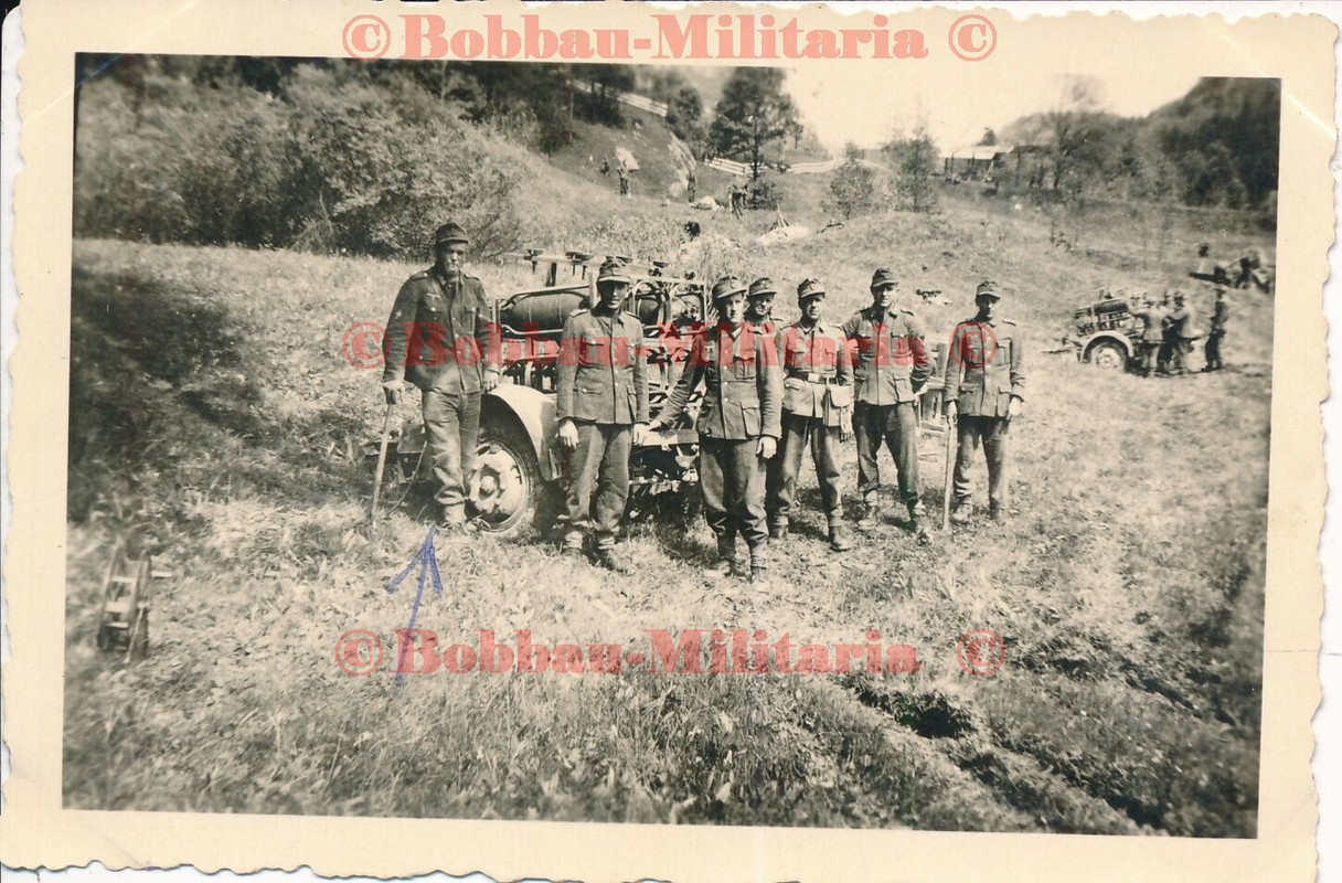 Gebirgsjäger 1944 Villach Grenze Italien 30cm Nebelwerfer 42 Raketenwerfer