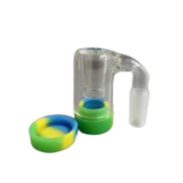 10mm Assorted Color Glass Ashcatcher Non-Removable Top Bong Water Pipe Accessory