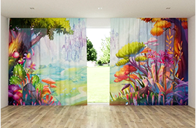 Фотошторы для детских садов и школ