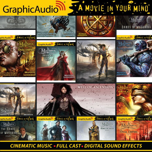 Brandon Sanderson Mistborn (1-6 Series Set) 