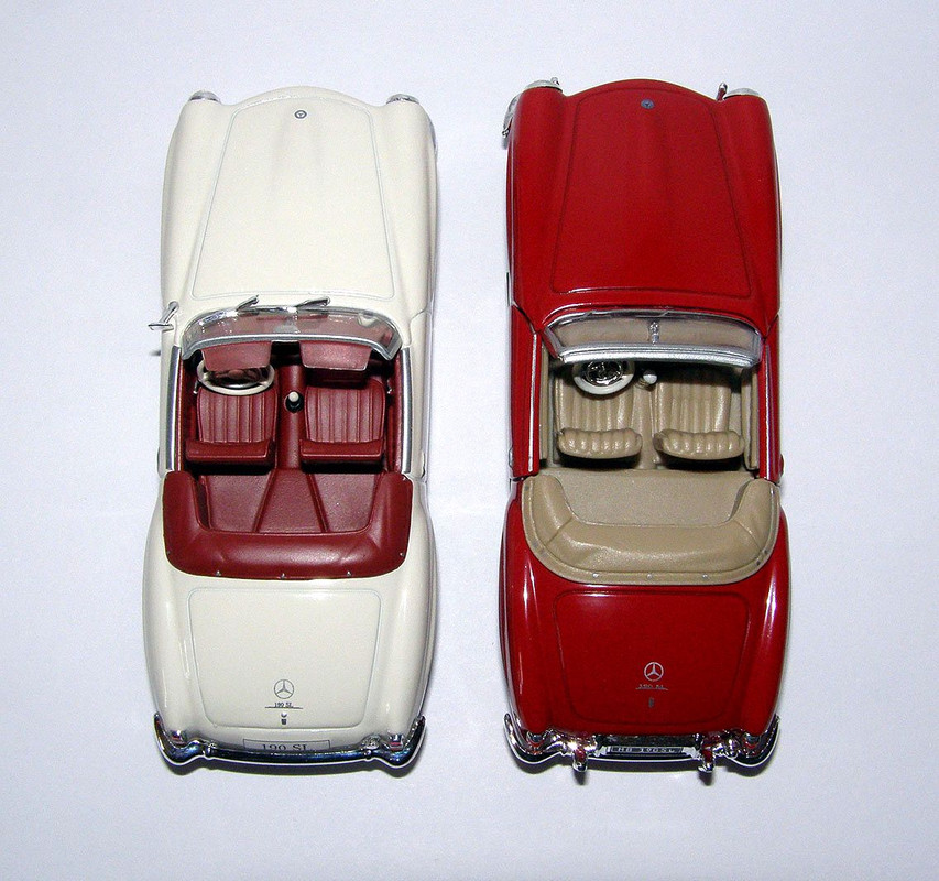 1957 Mercedes-Benz 190 SL (W121.042) (Cararama- Hongwell 251D-00