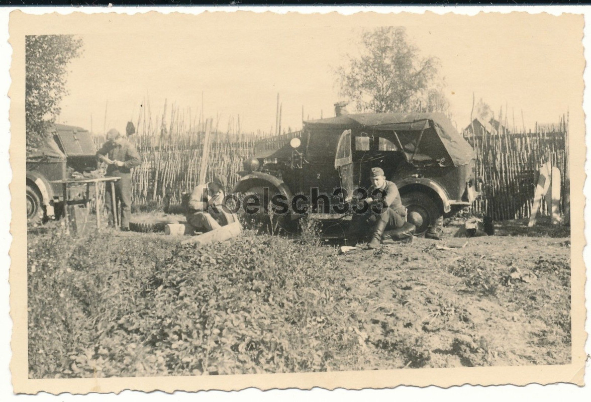 Kfz. 2 Kübelwagen Einheits PKW Soldaten Nebelwer