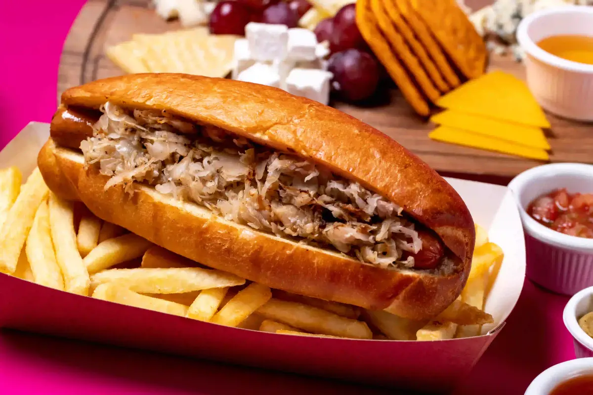 Pernil desfiado temperado para rechear lanches
