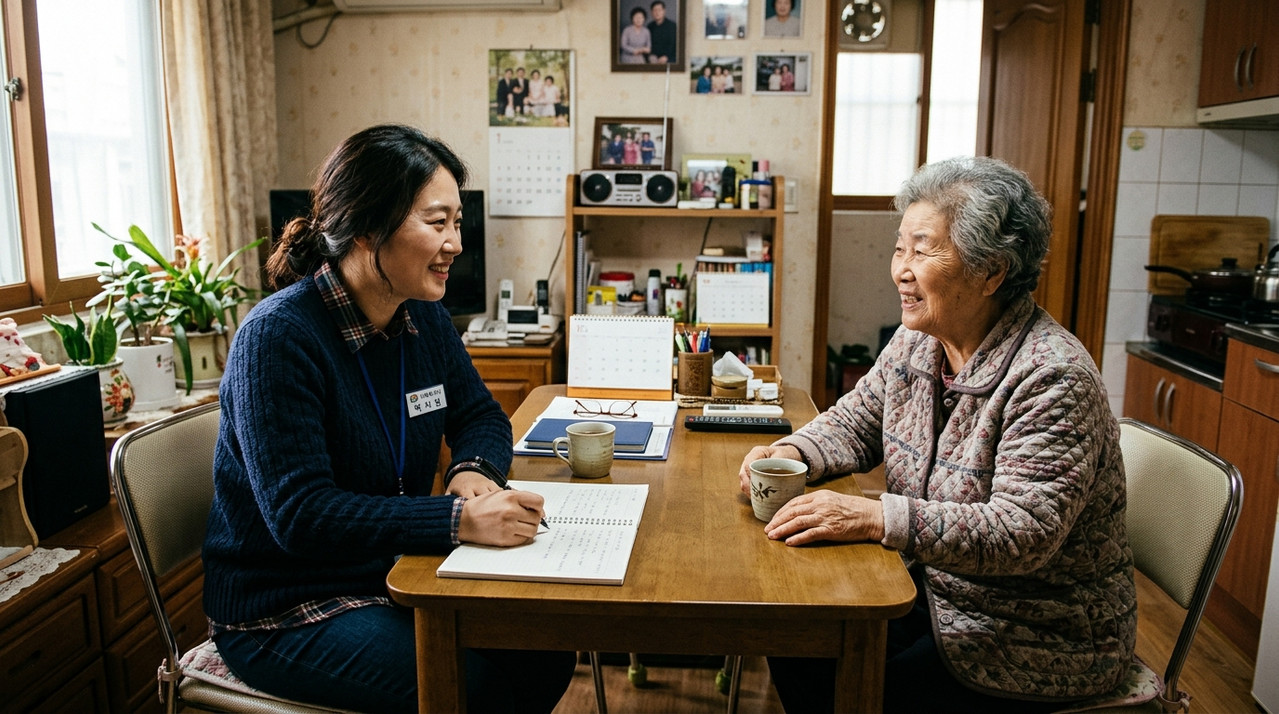 사회복지사 가정방문 상담