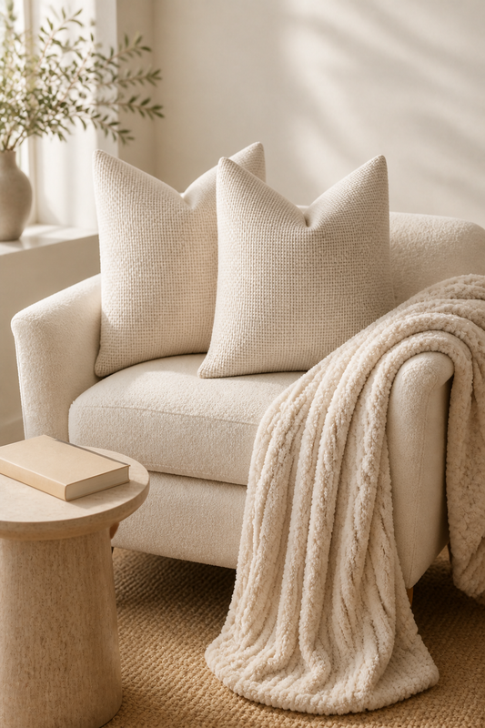20 chenille cushions reading chair