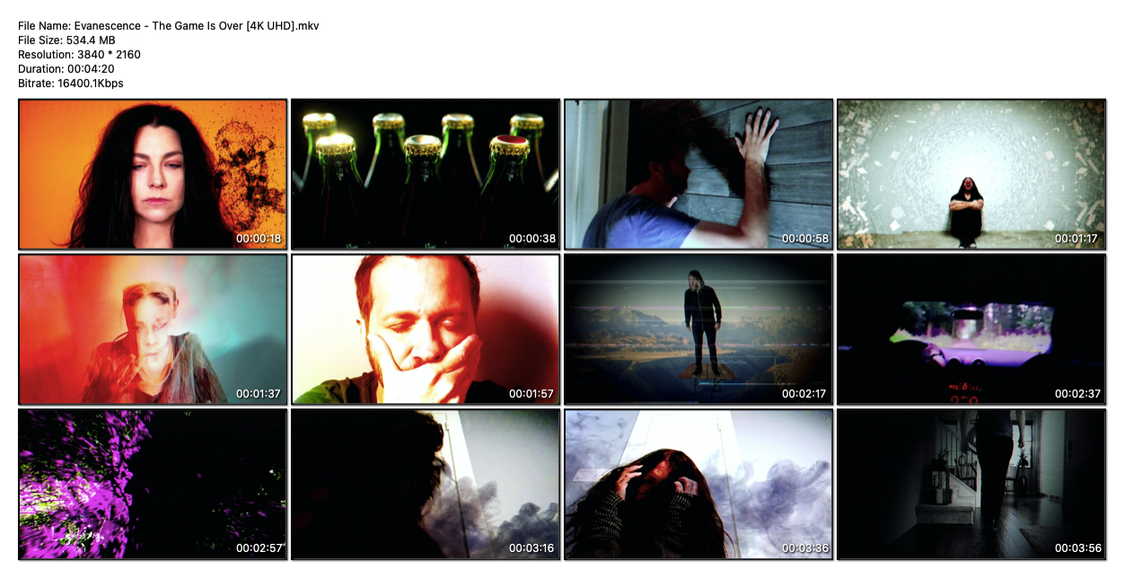 Evanescence The Game Is Over 4k Uhd Sharemania Us