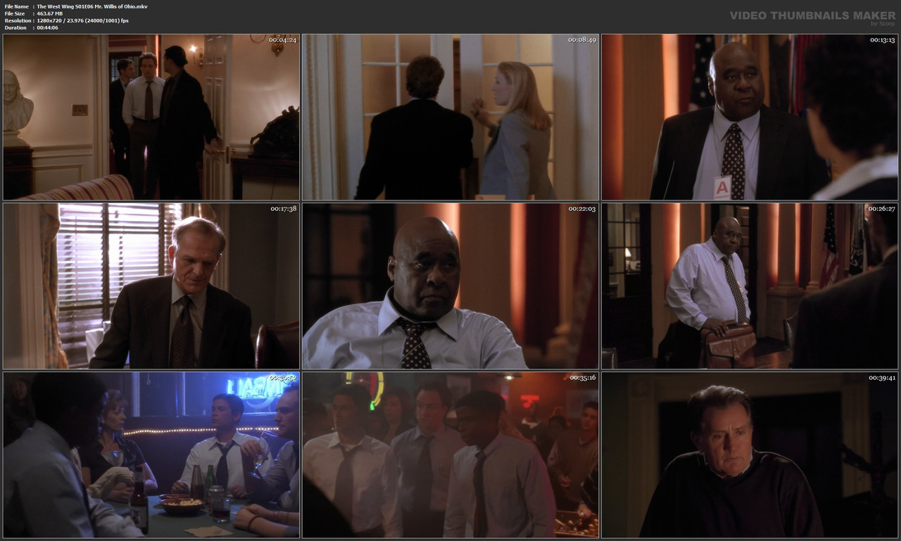 The West Wing S01E06 Mr. Willis of Ohio.mkv