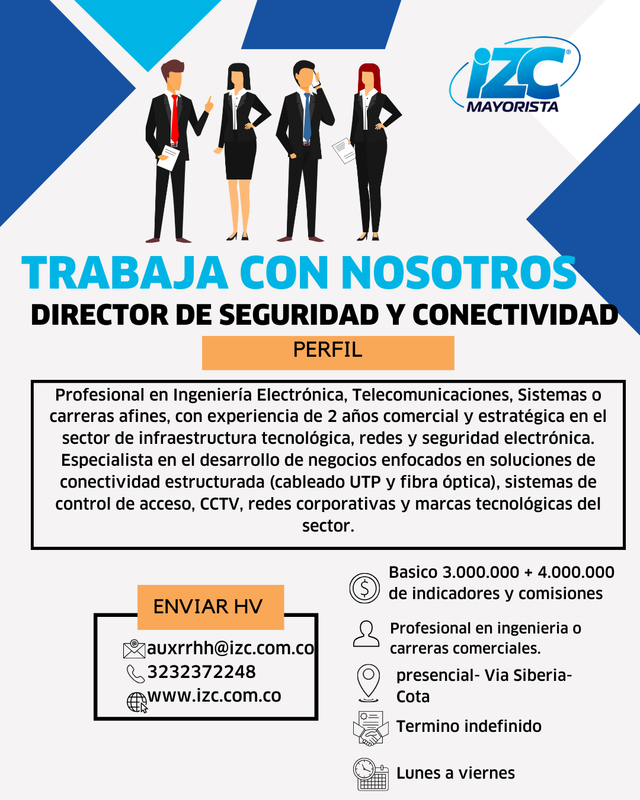 Propuesta Director de seguridad y conectividad