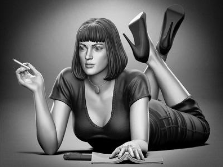 Mia Wallace – 3D Print Model