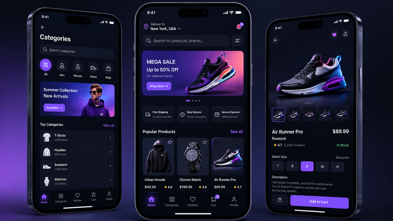 E-commerce App Features Guide 2026 for Startups & Businesses | AbuQitmirLabs