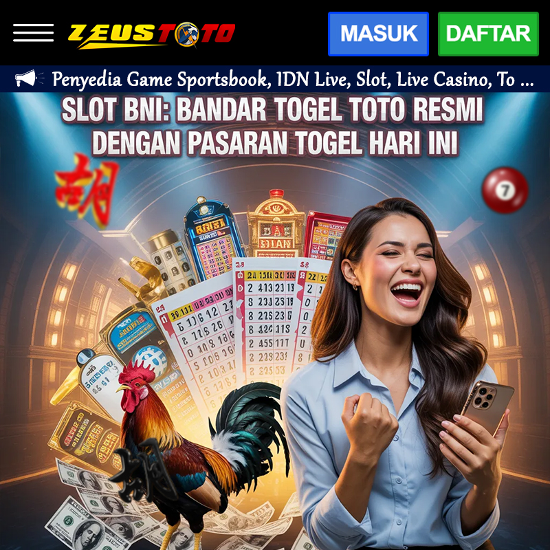 SLOT BNI: Bandar Togel Toto Resmi dengan Pasaran Togel Hari Ini image 1