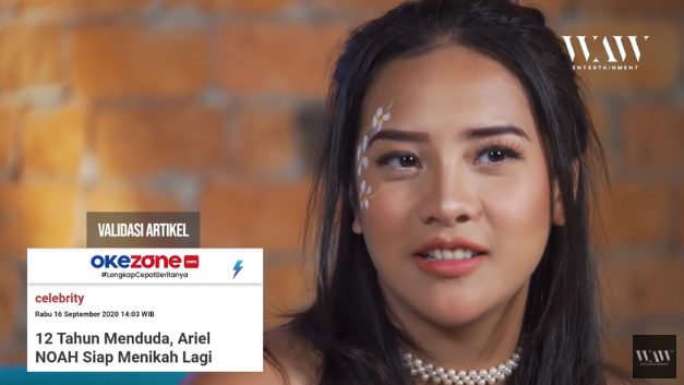 Anya Geraldine tanya Ariel NOAH soal menikah lagi